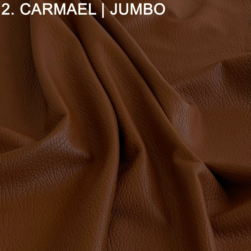 caramel color tone jumbo pebble leather lambskins