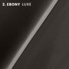 --Ebony LUXE Leather | Italy Napa Smooth Grain Leather