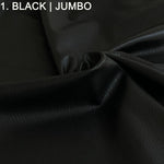 black color tone jumbo pebble leather lambskins