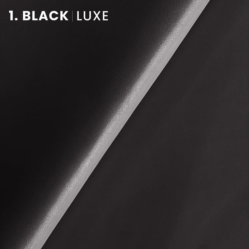black luxe neutral color tone full grain (highest grade) bovine cow leather semi-aniline slightly satin almost matte chrome tanned leather hide for leather goods
