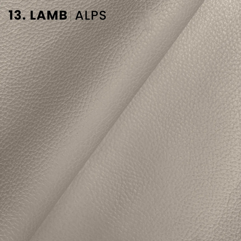 lamb color tone pigmented alps shrunk pebble embossed cow leather hide