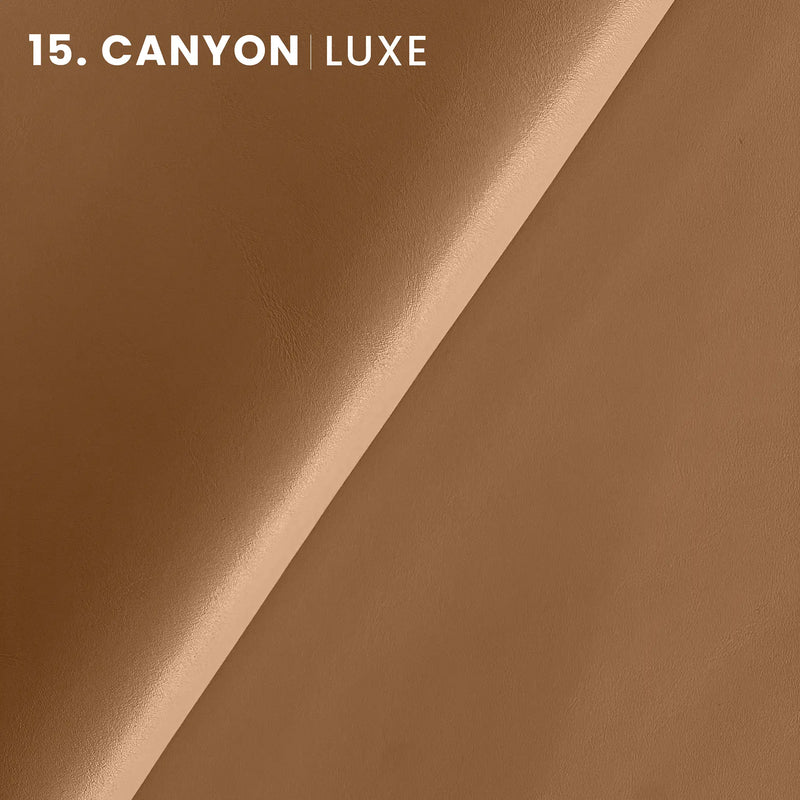 canyon luxe neutral color tone full grain (highest grade) bovine cow leather semi-aniline slightly satin almost matte chrome tanned leather hide for leather goods