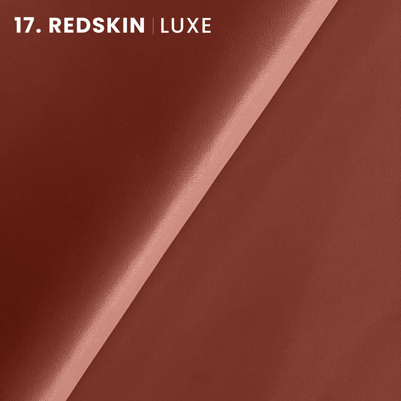 redskin luxe neutral color tone full grain (highest grade) bovine cow leather semi-aniline slightly satin almost matte chrome tanned leather hide for leather goods
