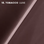 tobacco luxe neutral color tone full grain (highest grade) bovine cow leather semi-aniline slightly satin almost matte chrome tanned leather hide for leather goods