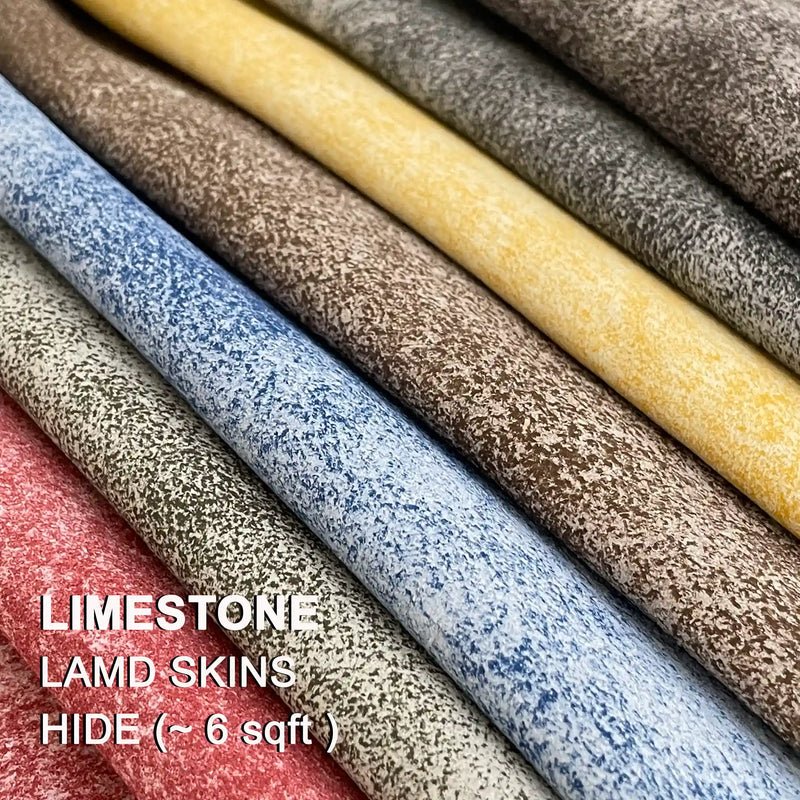 limestone title distress lambskins leather 