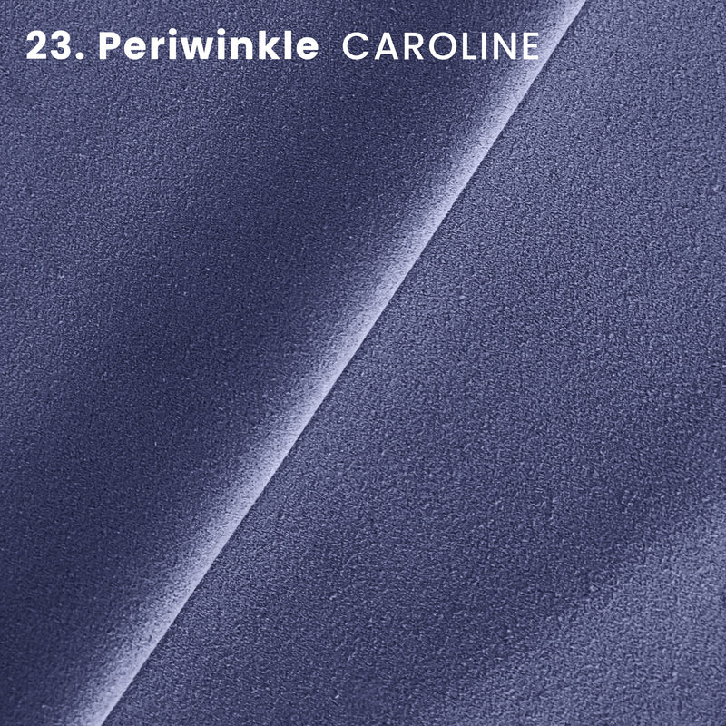 Periwinkle CAROLINA Leather | Italian Oiled-Dry Tough Suede Leather | In-Stock