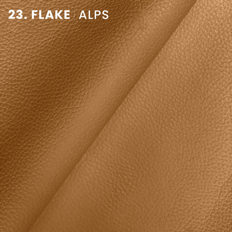 flake color tone pigmented alps shrunk pebble embossed cow leather hide