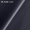 flag color tone luxe full grain (highest grade) bovine cow leather semi-aniline, slightly satin, almost matte chrome tanned soft leather hide best for leather goods
