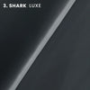 shark luxe neutral color tone full grain (highest grade) bovine cow leather semi-aniline slightly satin almost matte chrome tanned leather hide for leather goods