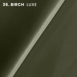 birch color tone luxe full grain (highest grade) bovine cow leather semi-aniline, slightly satin, almost matte chrome tanned soft leather hide best for leather goods