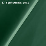 serpentine color tone luxe full grain (highest grade) bovine cow leather semi-aniline, slightly satin, almost matte chrome tanned soft leather hide best for leather goods