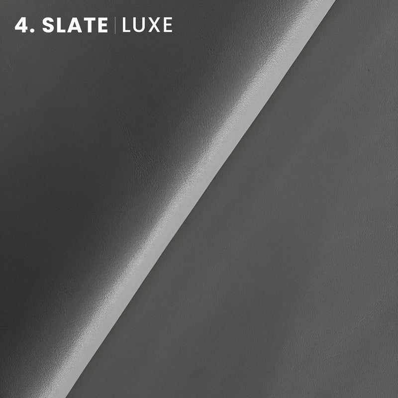 slate luxe neutral color tone full grain (highest grade) bovine cow leather semi-aniline slightly satin almost matte chrome tanned leather hide for leather goods