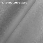 turbulence color tone pigmented alps shrunk pebble embossed cow leather hide