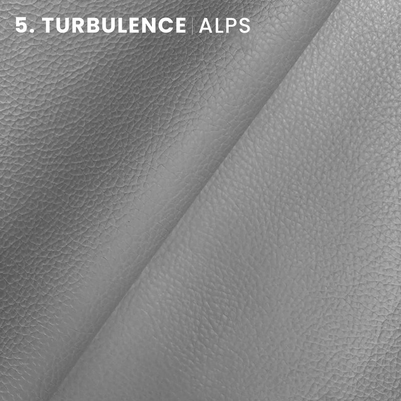 turbulence color tone pigmented alps shrunk pebble embossed cow leather hide