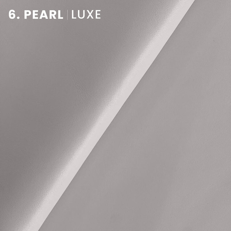 pearl luxe neutral color tone full grain (highest grade) bovine cow leather semi-aniline slightly satin almost matte chrome tanned leather hide for leather goods