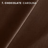 chocolate color tone carolina suede cow leather hide