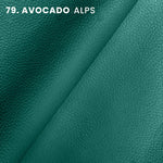avocado color tone alps embossed leather hide