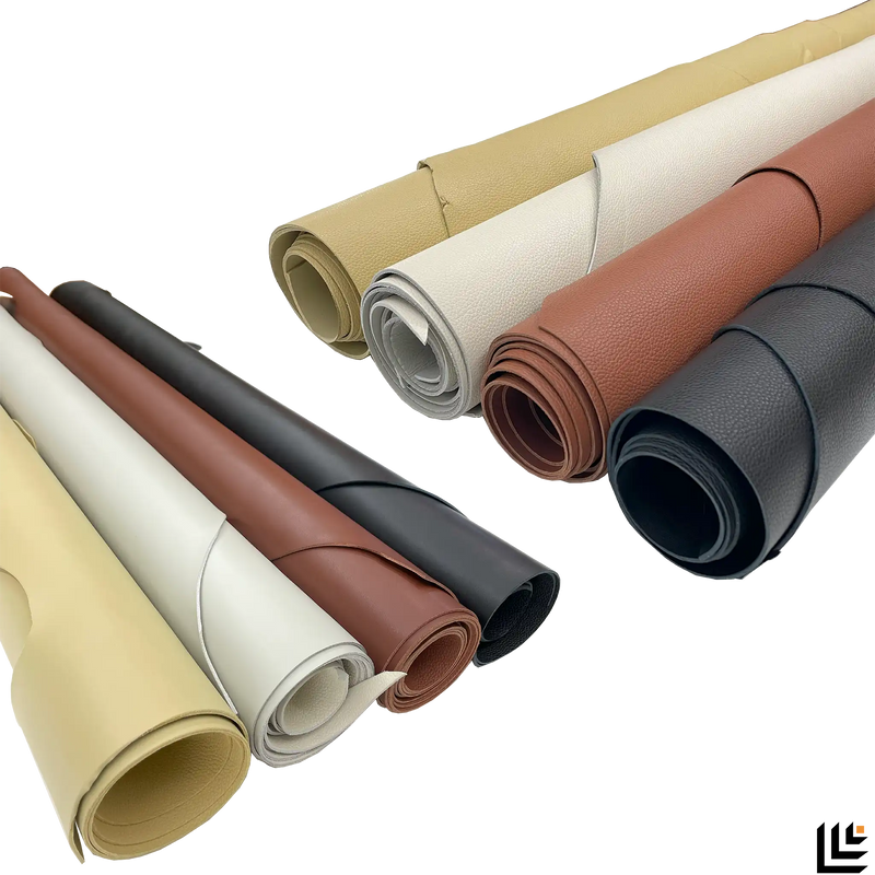 Cream/Off-White Pebble Double - Italian Pebble/Smooth Leather Side ~24 FT2+