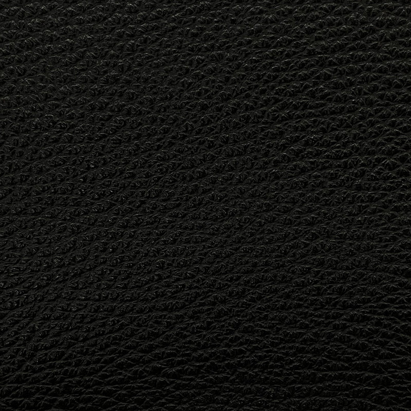 Black ALPS Leather | Italian Pebble Grain Leather | In-Stock