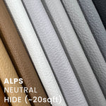 2. ALPS Leather Collection 30 Colors | Italy Pebble Grain Leather Side 22-25 SqFt