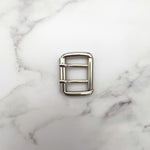 Double Tongue Buckle | Shiny Nickel 35mm