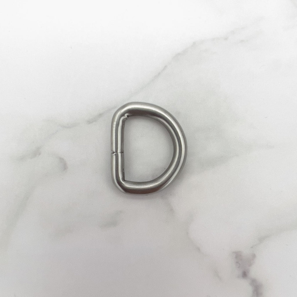 16mm D Ring | Nickle 