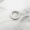 O Ring | Shiny Nickel 25mm ID