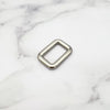 Rectangular Ring | Shiny Nickel 25mm ID